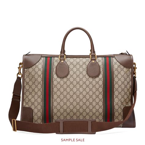 gucci soft gg supreme duffle bag with we|Gucci supreme crossbody bag.